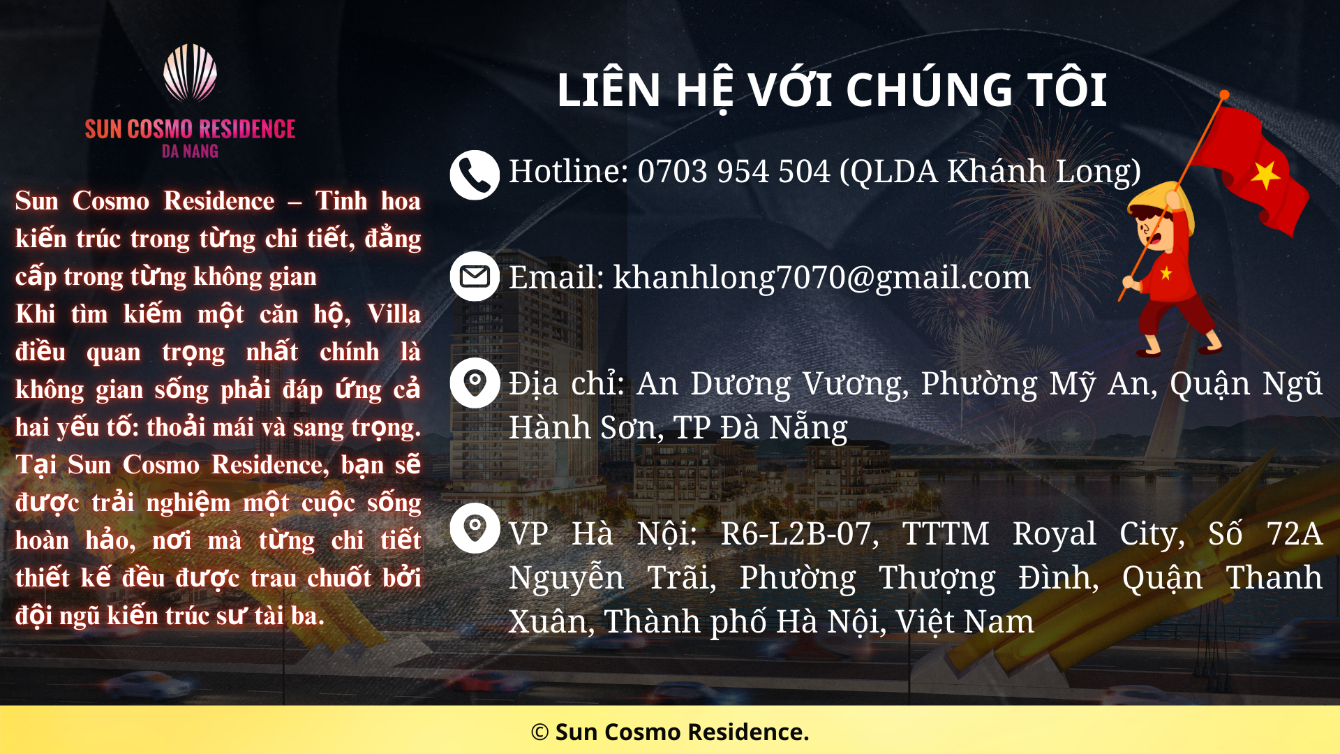 Thông tin liên hệ Sun Cosmo Residence Đà Nẵng