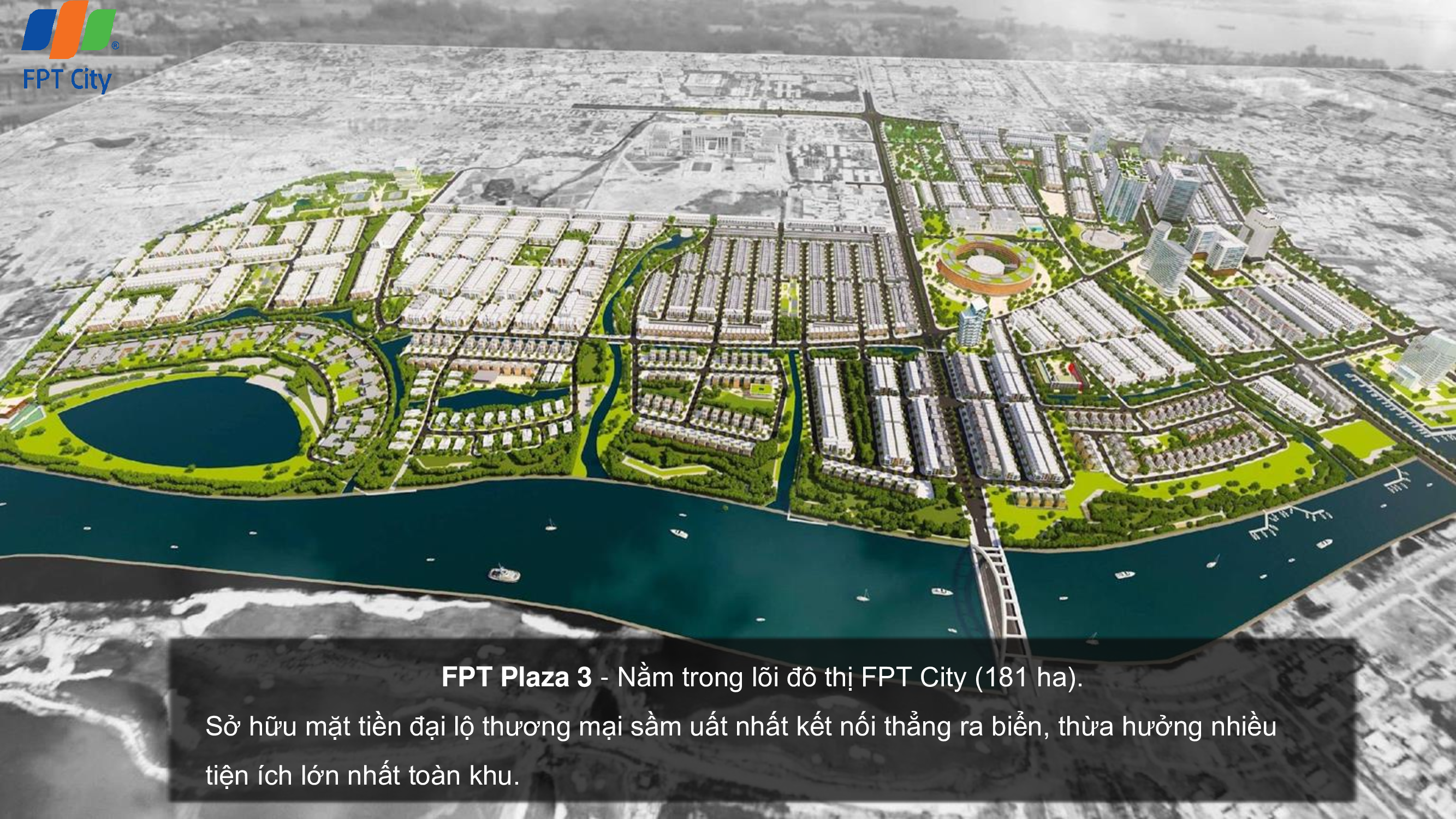 Vị trí FPT Plaza 3 Đà Nẵng nhìn từ trên cao